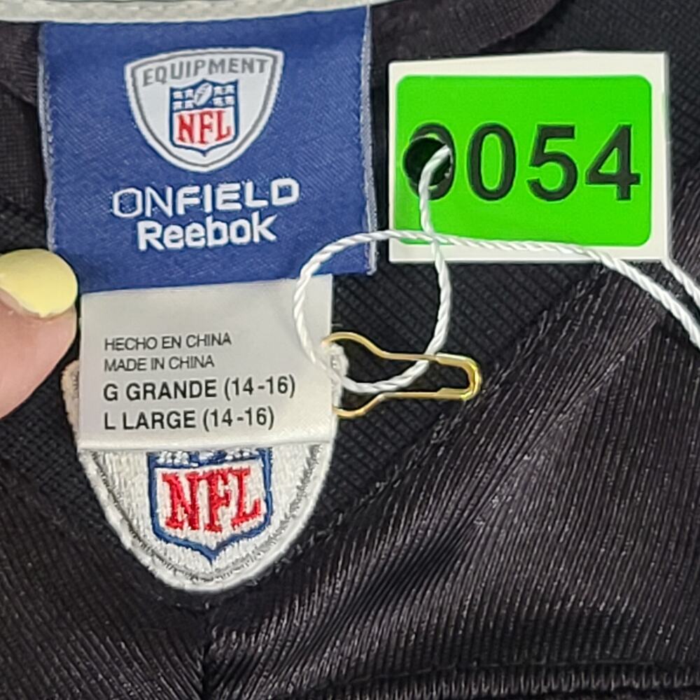 Reebok NFL Mike Wallace Jersey #17 SuperBowl XLV Pittsburgh Steelers youth 14/16 - Picture 3 of 6
